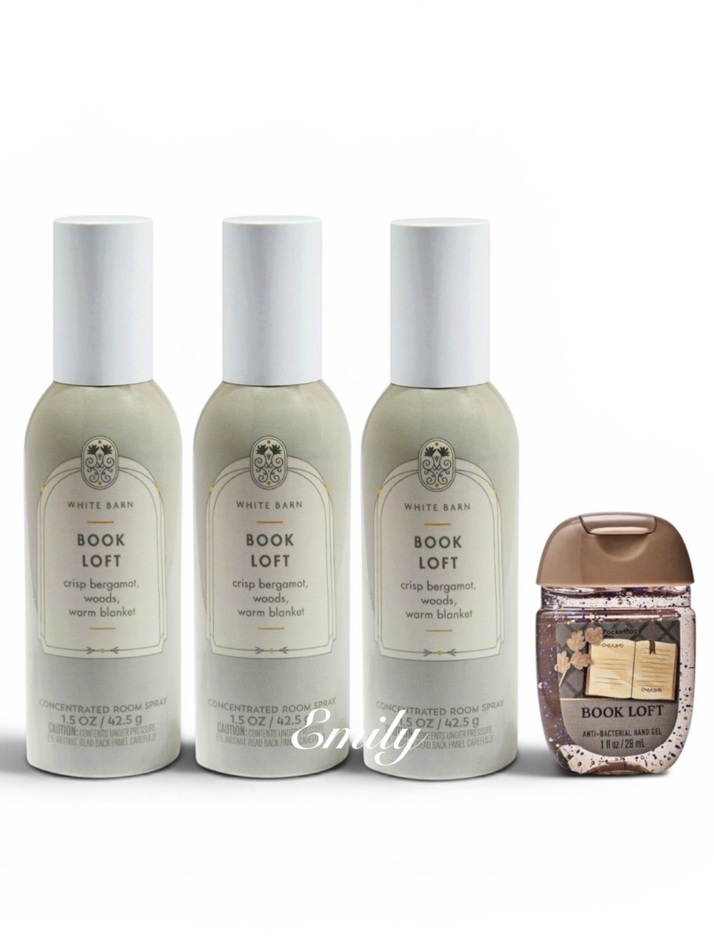3X Bath & Body Works BOOK LOFT Concentrated Room Sprays